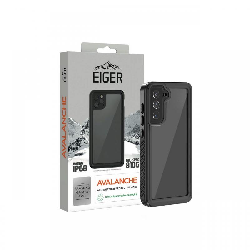 Husa Samsung Galaxy S22 Plus Eiger Avalanche Black Husa Samsung Galaxy S22 Plus Eiger Avalanche Black