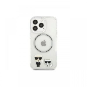 Husa Magsafe iPhone 13 Pro Karl Lagerfeld Karl & Choupette Transparent Husa Magsafe iPhone 13 Pro Karl Lagerfeld Karl & Choupette Transparent