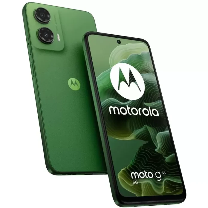 Telefon Mobil Motorola Moto G35 5G  256GB Flash  4GB RAM  Dual SIM  5G  Leaf Green
