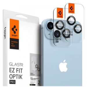 Spigen Folie Sticla Camera Glass EZ Fit Optik Pro iPhone 15 / 15 Plus / 14 / 14 Plus Black (2 buc/pachet) Spigen Folie Sticla Camera Glass EZ Fit Optik Pro iPhone 15 / 15 Plus / 14 / 14 Plus Black (2 buc/pachet)