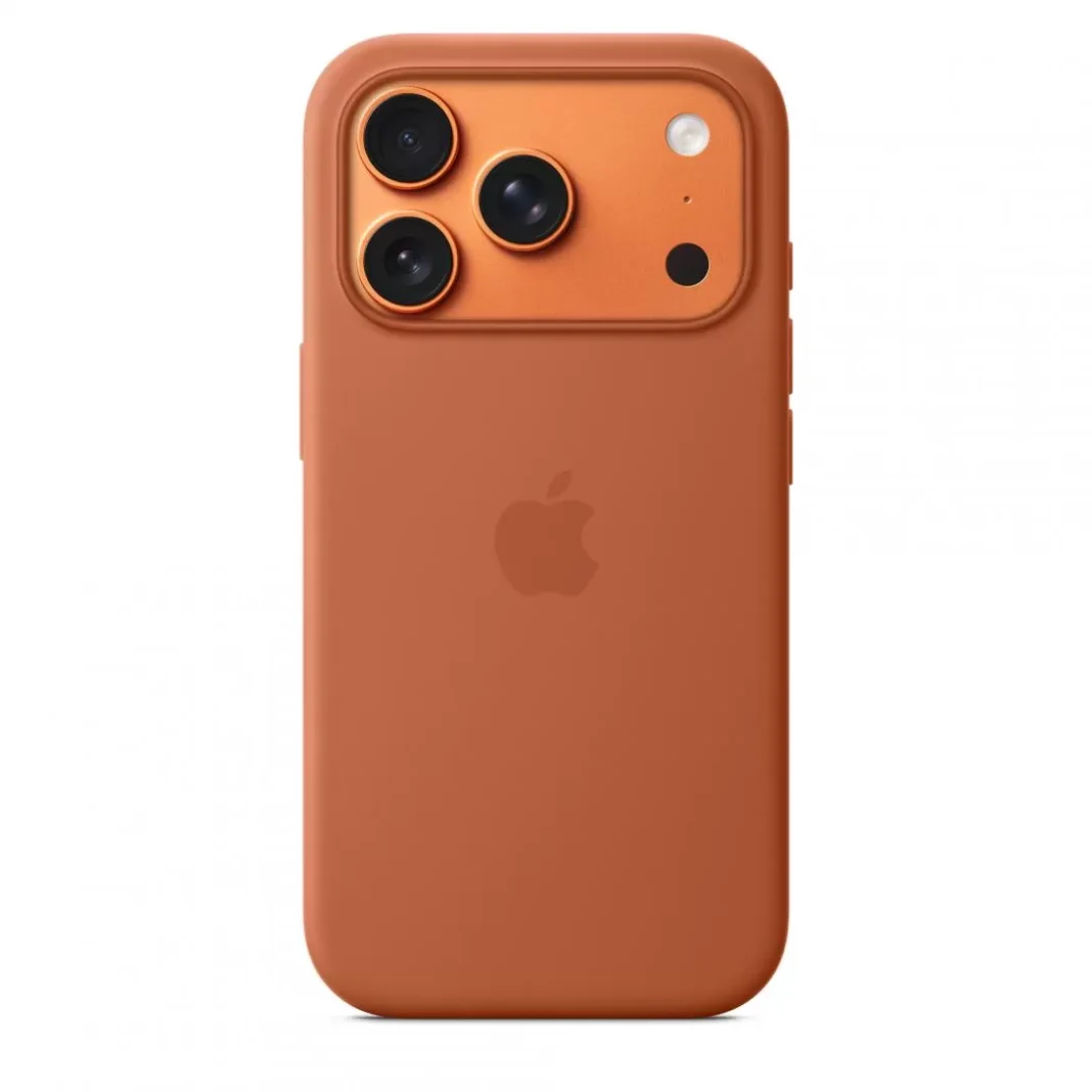 Husa de protectie Apple cu MagSafe pentru iPhone 17 Pro  Silicon  Terra Cotta
