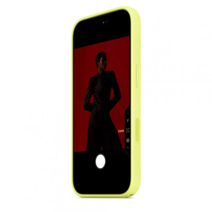 Husa de protectie Apple cu MagSafe pentru iPhone 17 Pro  Silicon  Neon Yellow