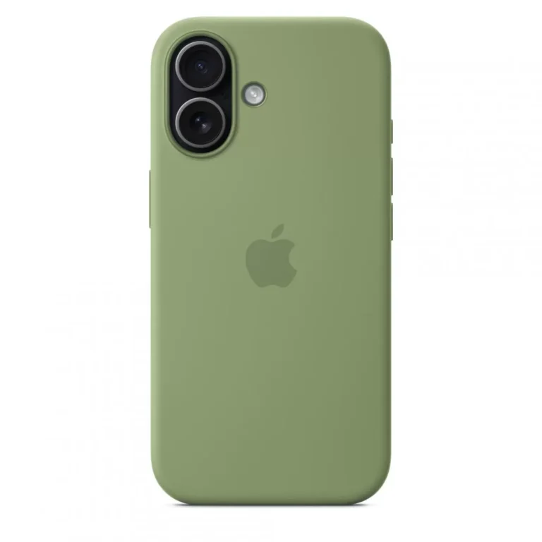 Husa de protectie Apple cu MagSafe pentru iPhone 17  Silicon  Light Moss
