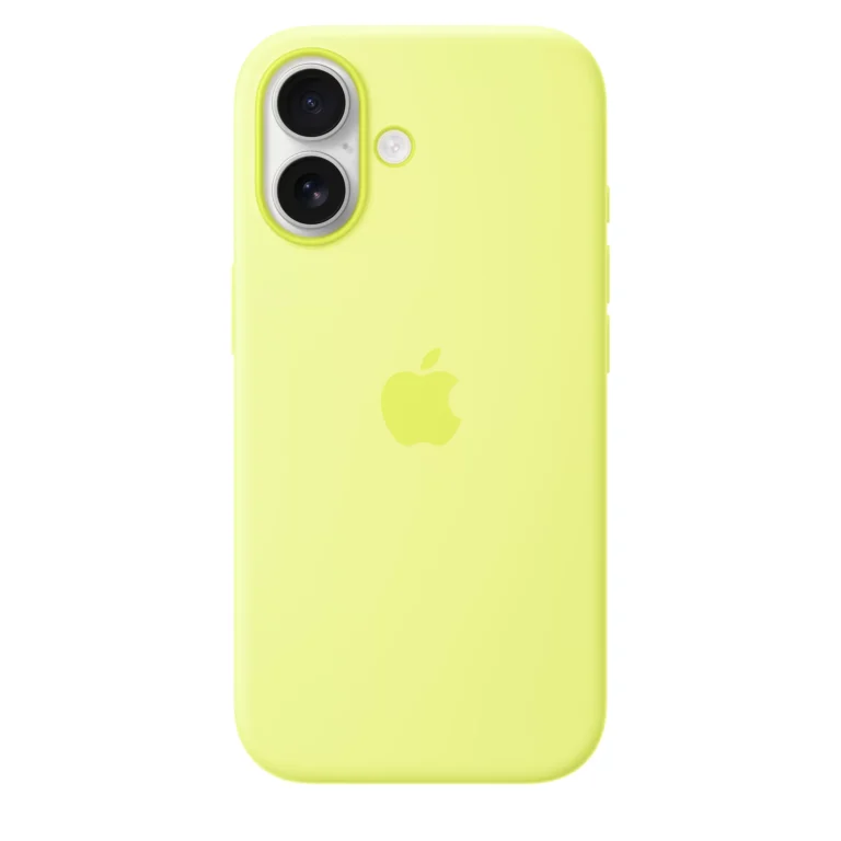 Husa de protectie Apple cu MagSafe pentru iPhone 17  Silicon  Neon Yellow
