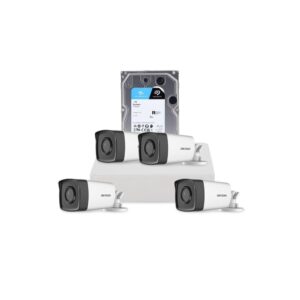 Sistem supraveghere exterior cu HDD 1 TB HikVision, 4 camere, 2 MP, 2.8 mm, IR 40 m Sistem supraveghere exterior cu HDD 1 TB HikVision, 4 camere, 2 MP, 2.8 mm, IR 40 m