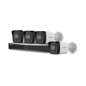 Sistem supraveghere IP exterior basic HikVision KIT-HIK-B4EXT4MP-30M-V2-POE, 4 camere, 2 MP, 2.8 mm, IR 30 m, PoE Sistem supraveghere IP exterior basic HikVision KIT-HIK-B4EXT4MP-30M-V2-POE, 4 camere, 2 MP, 2.8 mm, IR 30 m, PoE