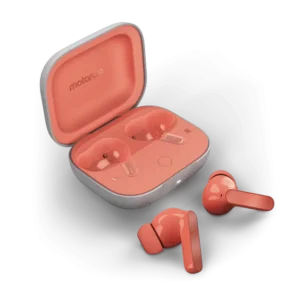 Casti Motorola Moto Buds Coral Peach Casti Motorola Moto Buds Coral Peach