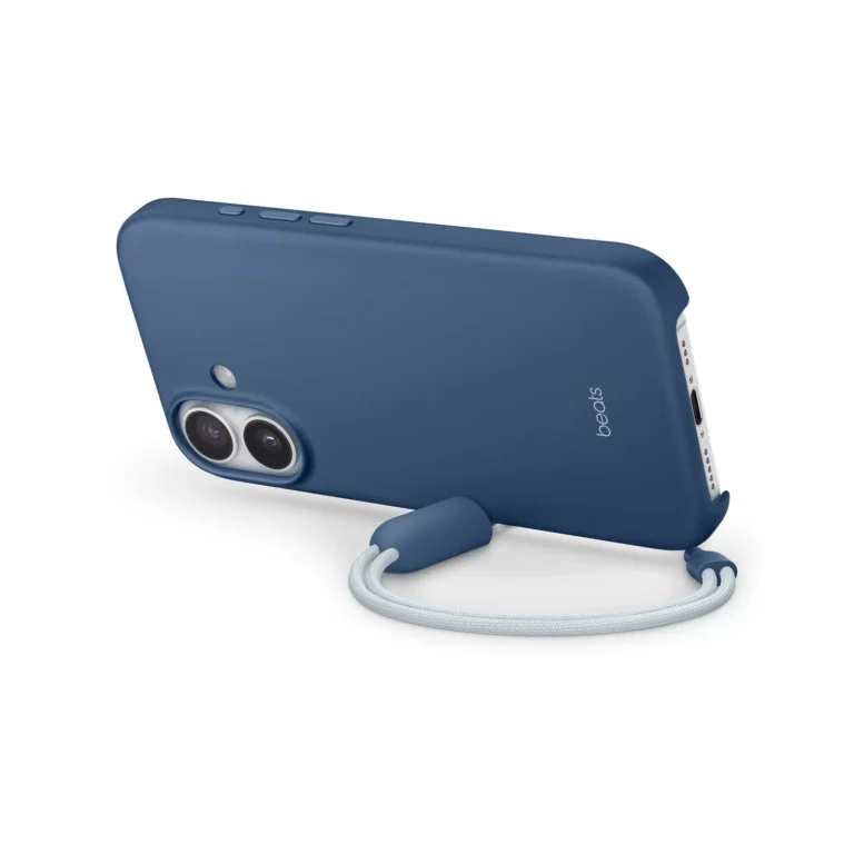 Husa de protectie Apple Beats Kickstand Case pentru iPhone 17 cu suport  MagSafe și control al camerei  Bedrock Blue