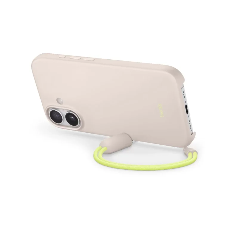 Husa de protectie Apple Beats Kickstand Case pentru iPhone 17 cu suport  MagSafe și control al camerei  Lime Stone