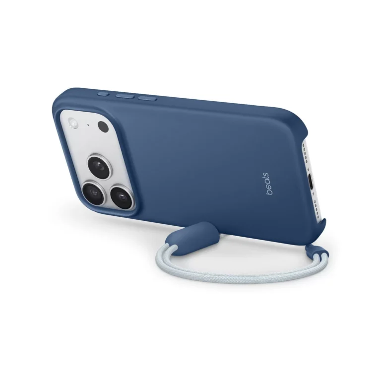 Husa de protectie Apple Beats Kickstand Case pentru iPhone 17 Pro cu suport  MagSafe și control al camerei  Bedrock Blue