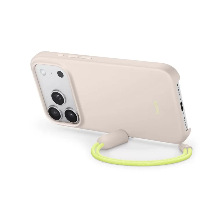 Husa de protectie Apple Beats Kickstand Case pentru iPhone 17 Pro cu suport  MagSafe și control al camerei  Lime Stone