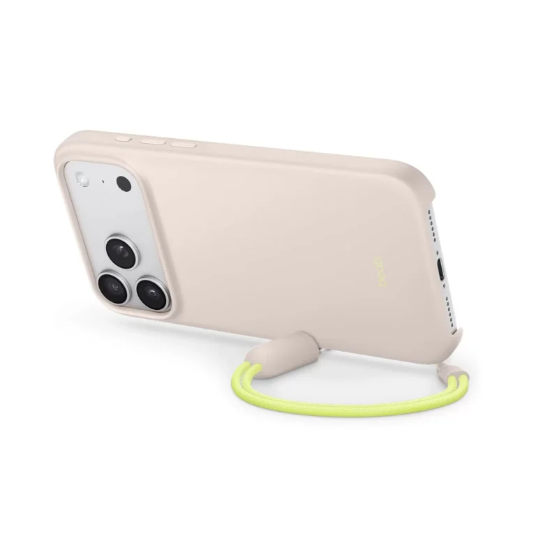Husa de protectie Apple Beats Kickstand Case pentru iPhone 17 Pro Max cu suport  MagSafe și control al camerei  Lime Stone