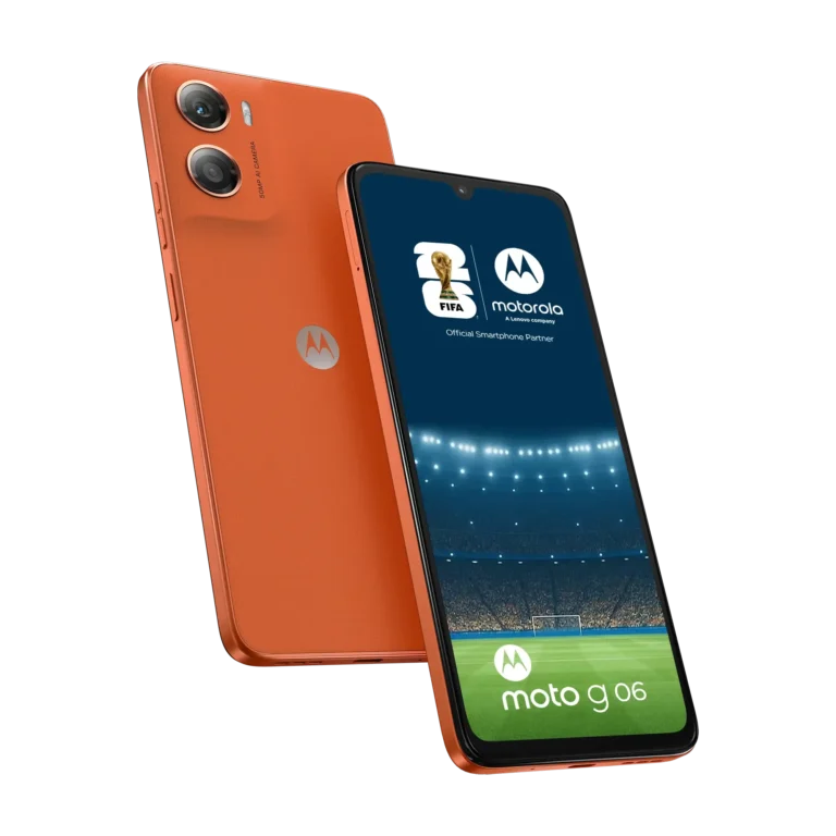 Telefon Mobil Motorola Moto G06  256GB Flash  4GB RAM  Dual SIM  4G  Arabesque Orange