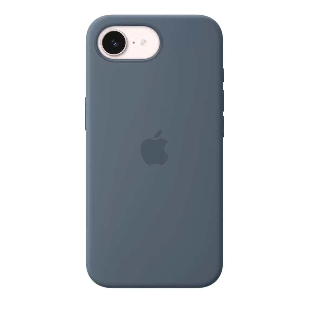 Husa de protectie Apple Silicone Case cu MagSafe pentru iPhone 17e Silicon Anchor Blue Husa de protectie Apple Silicone Case cu MagSafe pentru iPhone 17e Silicon Anchor Blue