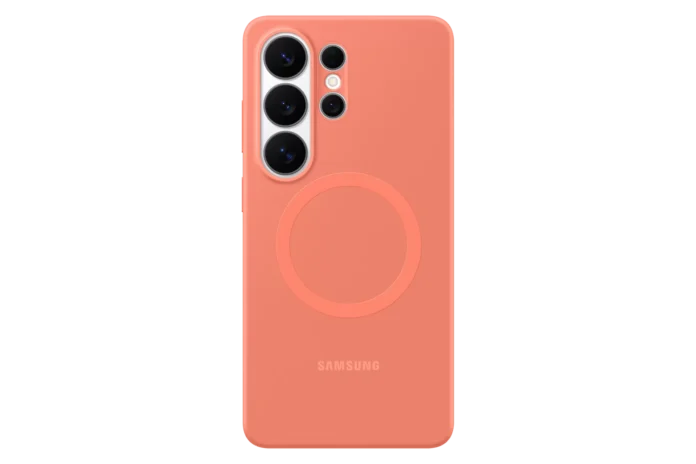 Husa Samsung Silicone Magnet Case pentru Galaxy S26 Ultra Coralred Husa Samsung Silicone Magnet Case pentru Galaxy S26 Ultra Coralred