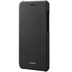 Husa Flip Smart View Huawei 51991888 pentru P9 Lite 2017, Negru Husa Flip Smart View Huawei 51991888 pentru P9 Lite 2017, Negru