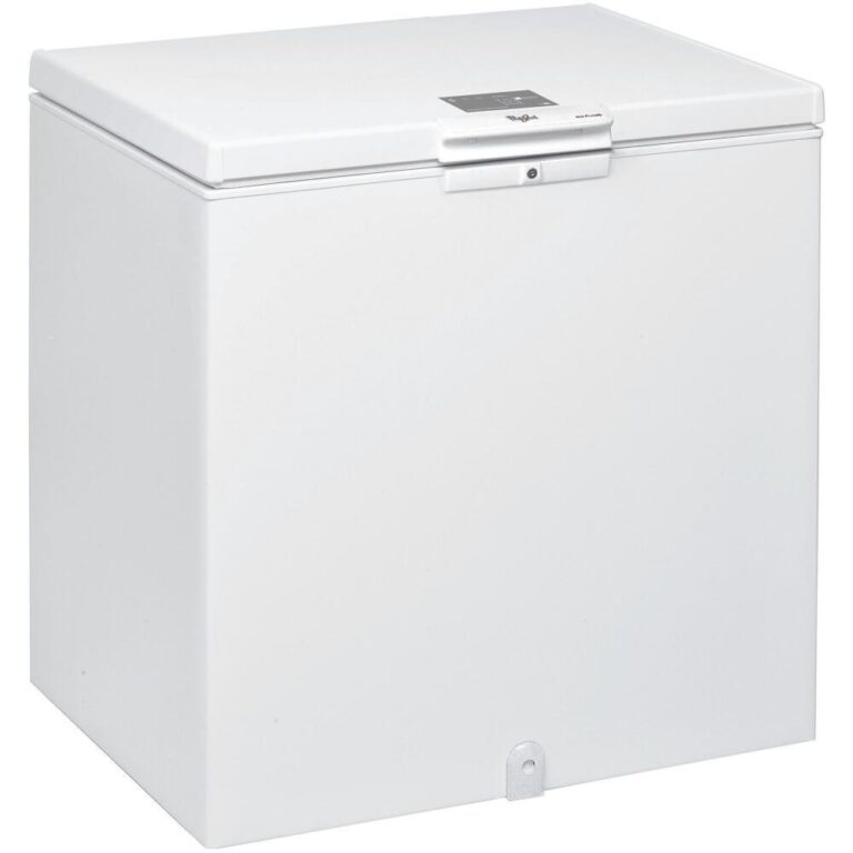 Lada frigorifica Whirlpool WH 2010 A+E FO, 204 l, Control electronic, Direct Cool, Fast Freeze, FrostOut, Sistem drenare apa, Clasa F (clasificare energetica veche Clasa A+), H 86.5 cm, Alb