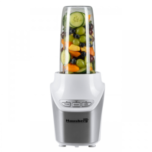 Blender 2 in 1 , putere 1000W, Hausberg HB7705AB, Nutrition Extractor,8 piese, Alb Blender 2 in 1 , putere 1000W, Hausberg HB7705AB, Nutrition Extractor,8 piese, Alb