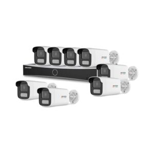 Sistem supraveghere IP exterior basic HikVision KIT-HIK-B8EXT2MP-CV50M-POE, 8 camere, 2 MP, 4 mm, lumina alba 50 m, PoE Sistem supraveghere IP exterior basic HikVision KIT-HIK-B8EXT2MP-CV50M-POE, 8 camere, 2 MP, 4 mm, lumina alba 50 m, PoE