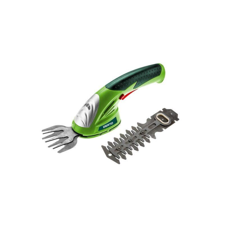 Foarfeca electrica de tuns iarba si gard viu, cu acumulator 1.3 Ah, incarcator 7.2V Li-ion, 80/8 mm, Verto