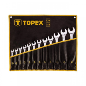 Set 12 chei fixe-inelare 13-32 mm TOPEX 35D758 Set 12 chei fixe-inelare 13-32 mm TOPEX 35D758