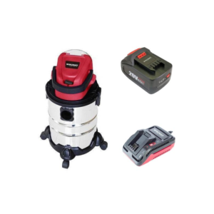 Aspirator industrial, 20V Li-ion, cu acumulator 4 Ah, incarcator, 20 L, umed/uscat, Worcraft Aspirator industrial, 20V Li-ion, cu acumulator 4 Ah, incarcator, 20 L, umed/uscat, Worcraft