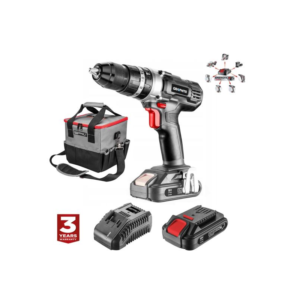 Masina de gaurit, insurubat (bormasina), cu percutie, 2 acumulatori 2 Ah, incarcator, geanta, 18 V Li-ion, mandrina 2-13 mm, Graphite Energy Masina de gaurit, insurubat (bormasina), cu percutie, 2 acumulatori 2 Ah, incarcator, geanta, 18 V Li-ion, mandrina 2-13 mm, Graphite Energy