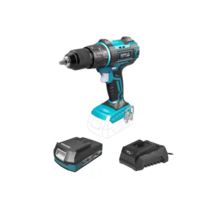 Masina de gaurit, insurubat (bormasina), cu acumulator 2 Ah, incarcator 18 V Li-ion, cu percutie, mandrina 13 mm, SAS+ALL, Dedra Masina de gaurit, insurubat (bormasina), cu acumulator 2 Ah, incarcator 18 V Li-ion, cu percutie, mandrina 13 mm, SAS+ALL, Dedra