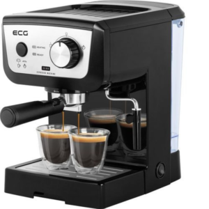 Espressor manual ECG ESP 20101 Black, 1140 W,1.25 L, dispozitiv spumare, 20 bar Espressor manual ECG ESP 20101 Black, 1140 W,1.25 L, dispozitiv spumare, 20 bar