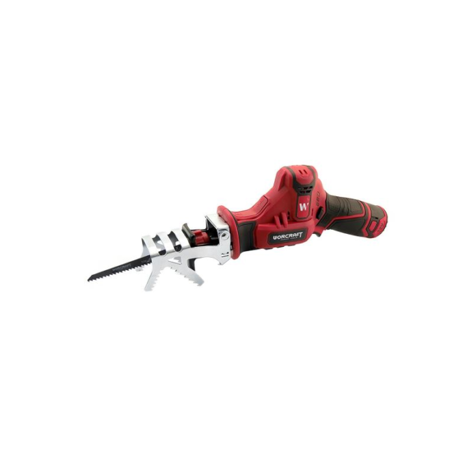 Fierastrau tip sabie, cu 2 acumulatori 2 Ah, incarcator 12V Li-Ion, Worcraft