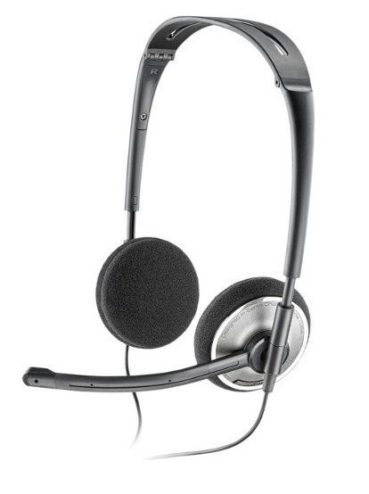 Casti PC cu microfon Plantronics HD Audio 478 PLP00054, USB, Negru/Argintiu