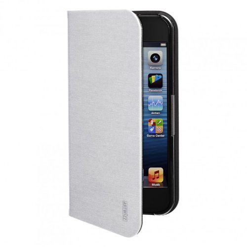 Husa Artwizz SeeJacket Folio 1667-SJ-FLO-P5-SL pentru iPhone 5/5S/SE, Argintiu