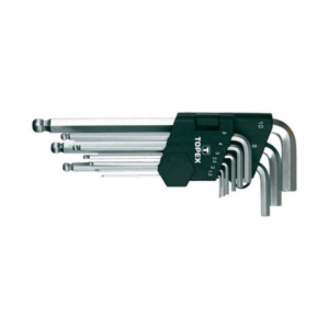 Set de 9 Chei Lungi Imbus Topex, Dimensiuni 1.5-10 mm Set de 9 Chei Lungi Imbus Topex, Dimensiuni 1.5-10 mm