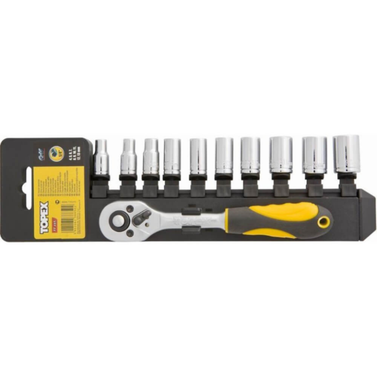 Set de 11 Chei Tubulare Topex, Dimensiune 4-13 mm
