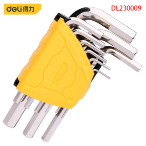 Set Imbus Deli, 9 Chei, Cap Standard, Cadru Prindere Plastic, CR-V, Suprafata Nichelata Set Imbus Deli, 9 Chei, Cap Standard, Cadru Prindere Plastic, CR-V, Suprafata Nichelata
