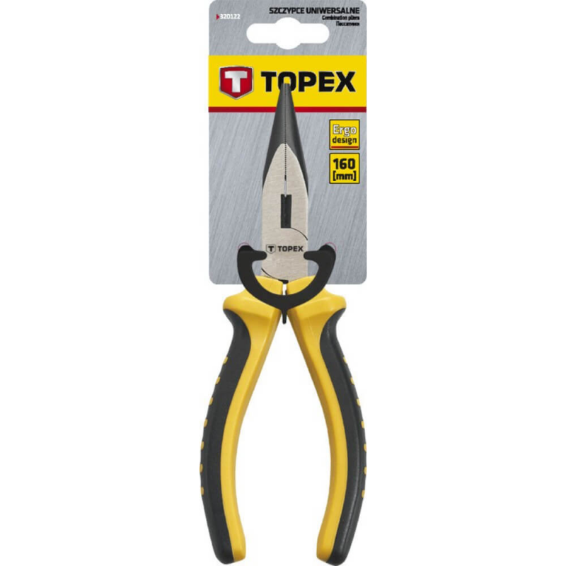 Cleste cu Varf Ascutit Topex, 160 mm, Otel, Manere Ergonomice Cleste cu Varf Ascutit Topex, 160 mm, Otel, Manere Ergonomice