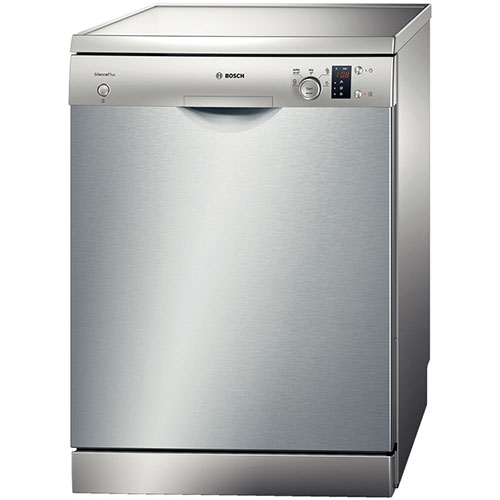 Masina de spalat vase Bosch SMS50E98EU, 12 Seturi, 5 Programe, 60 cm, Clasa A+, Argintiu