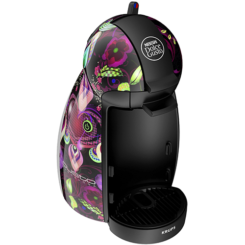 Espressor manual Krups NESCAFE Dolce Gusto Piccolo KP1008, 1500 W, 0.6 L, 15 bar, Multicolor