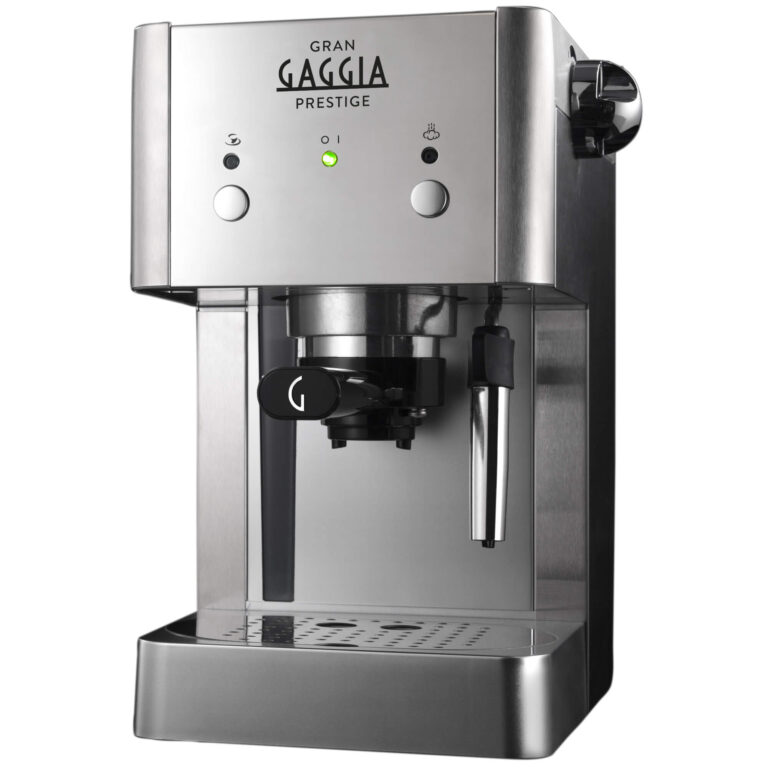Espressor manual Gaggia Gran Prestige GES-GR-03PG, 950 W, 1 L, 15 bar, Argintiu