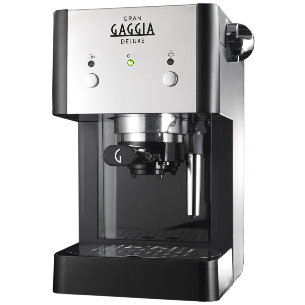 Espressor manual Gaggia Gran Deluxe GES-GR-02DX, 950 W, 1 L, 15 bar, Argintiu Espressor manual Gaggia Gran Deluxe GES-GR-02DX, 950 W, 1 L, 15 bar, Argintiu