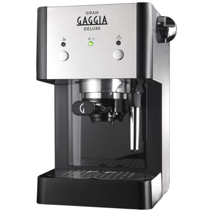 Espressor manual Gaggia Gran Deluxe GES-GR-02DX, 950 W, 1 L, 15 bar, Argintiu Espressor manual Gaggia Gran Deluxe GES-GR-02DX, 950 W, 1 L, 15 bar, Argintiu