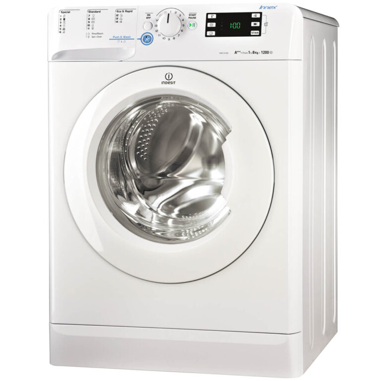 Masina de spalat rufe Indesit Innex XWE81283XW, 8 kg, 1200 rpm, Clasa A+++, Alb