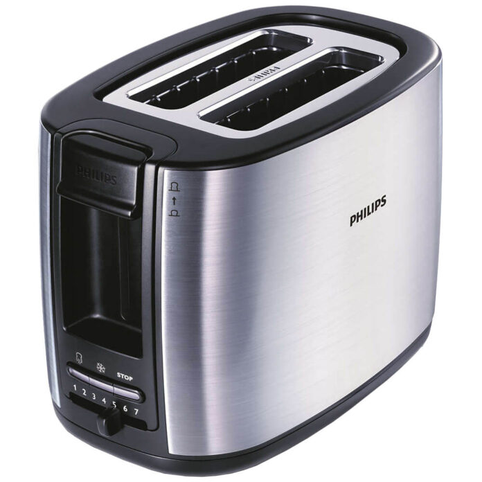 Prajitor de paine Philips HD2628, 950 W, 2 felii, Argintiu/Negru Prajitor de paine Philips HD2628, 950 W, 2 felii, Argintiu/Negru