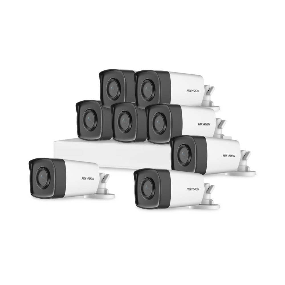 Sistem supraveghere exterior basic HikVision, 8 camere, 2 MP, IR 80 m, 3.6 mm Sistem supraveghere exterior basic HikVision, 8 camere, 2 MP, IR 80 m, 3.6 mm