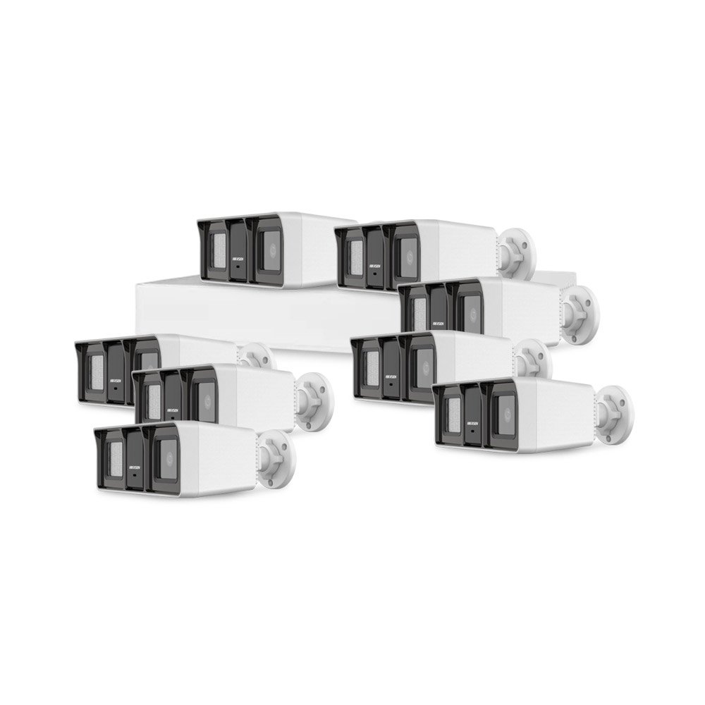 Sistem supraveghere exterior basic HikVision, 8 camere, 2 MP, IR/lumina alba 60 m, 2.8 mm, microfon Sistem supraveghere exterior basic HikVision, 8 camere, 2 MP, IR/lumina alba 60 m, 2.8 mm, microfon