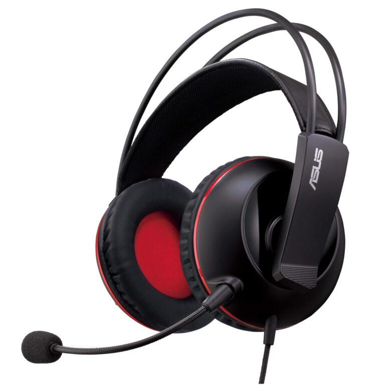 Casti Gaming cu microfon Asus Cerberus, Negru, PC