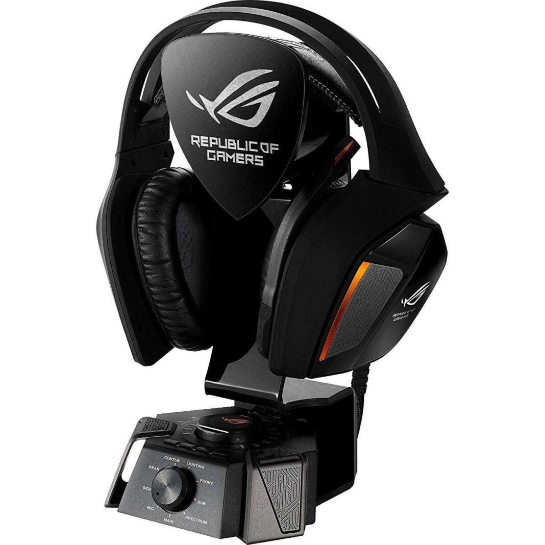 Casti gaming cu microfon Asus ROG Centurion 7.1, Negru Casti gaming cu microfon Asus ROG Centurion 7.1, Negru