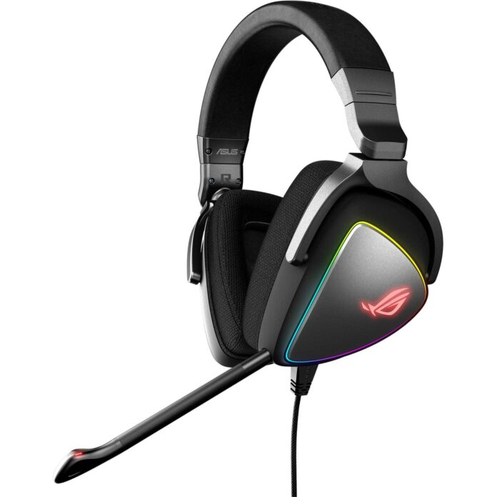 Casti gaming cu microfon Asus ROG Delta RGB, Alb Casti gaming cu microfon Asus ROG Delta RGB, Alb