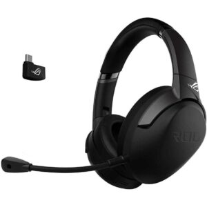 Casti gaming cu microfon Asus ROG Strix GO 2.4, Wireless, Negru Casti gaming cu microfon Asus ROG Strix GO 2.4, Wireless, Negru