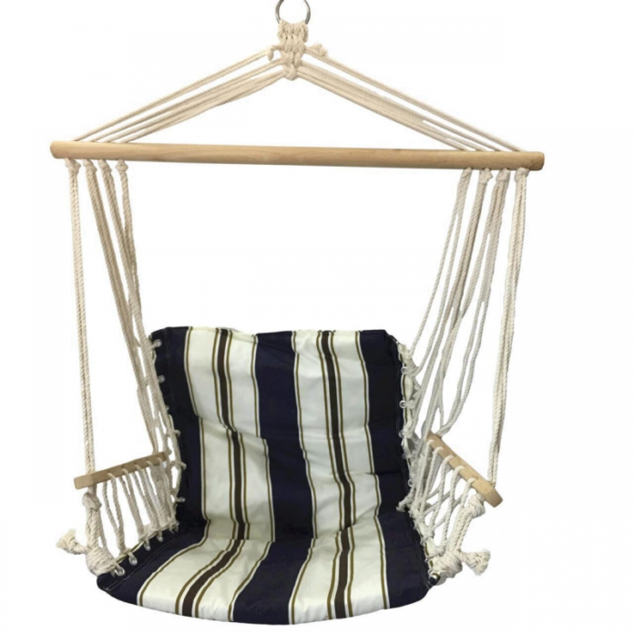 Hamac tip fotoliu Strend Pro Craig, 100 x 50 cm, maxim 150 Kg, bumbac